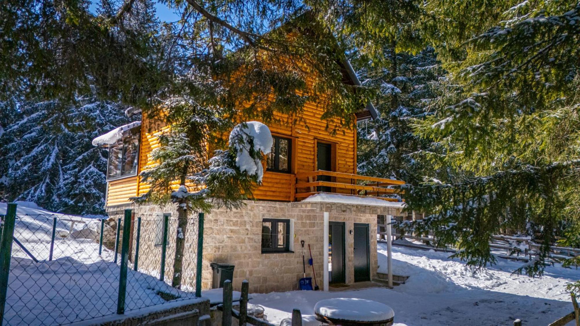 Black Lake Chalet Zabljak  Ngoại thất bức ảnh